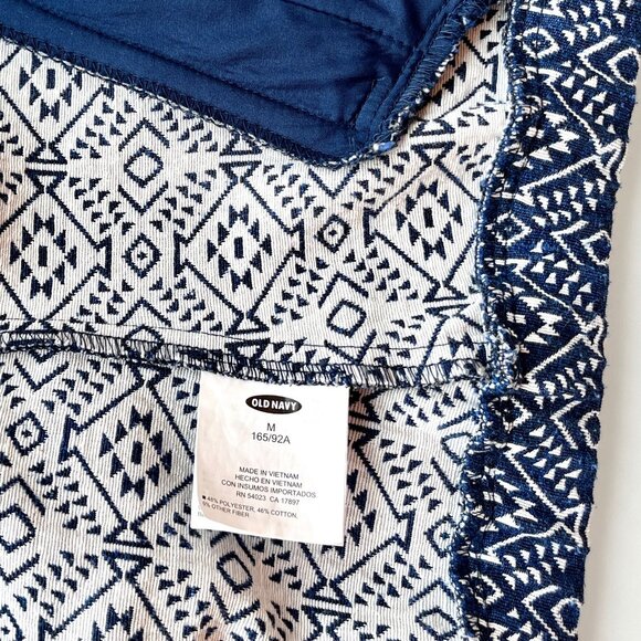 Textured Bomber Jacket Old Navy Southwest Boho Festival Collarless Jacket - Picture 15 of 15